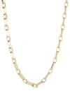 Sterling Forever Elara Chain Necklace In Gold