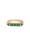 Sterling Forever Rayna Cz Ring In Gold