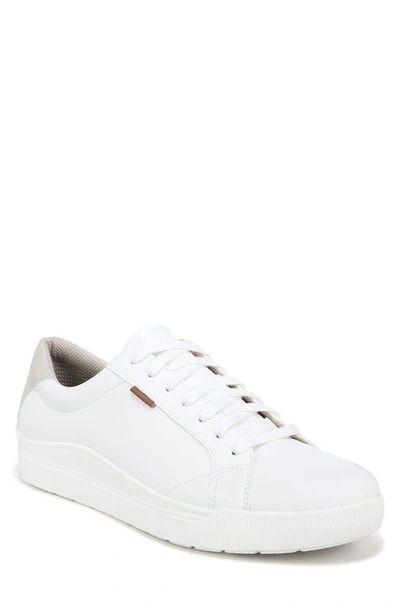 Dr. Scholl's Men's Time Off Lace Up Sneakers In White