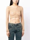 SMFK SMFK WOMEN WILD WORLD DESERT TARANTULA KNIT TOP