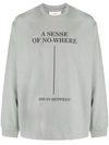 SONG FOR THE MUTE SONG FOR THE MUTE MEN "A SENSE OF NOWHERE" OVERSIZED CREW NECK