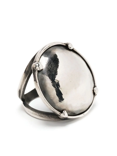 Detaj Redome Signet Ring In Silver