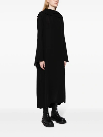 Yohji Yamamoto Women Stole Long Dress In 1 Black