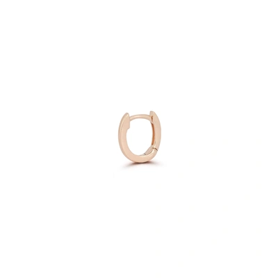 Dana Rebecca Designs Drd Gold Single Huggie In Rose Gold