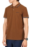 BEN SHERMAN SIGNATURE TIPPED ORGANIC COTTON PIQUÉ POLO SHIRT