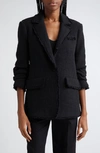 Cinq À Sept Khloe Boucle Blazer In Black