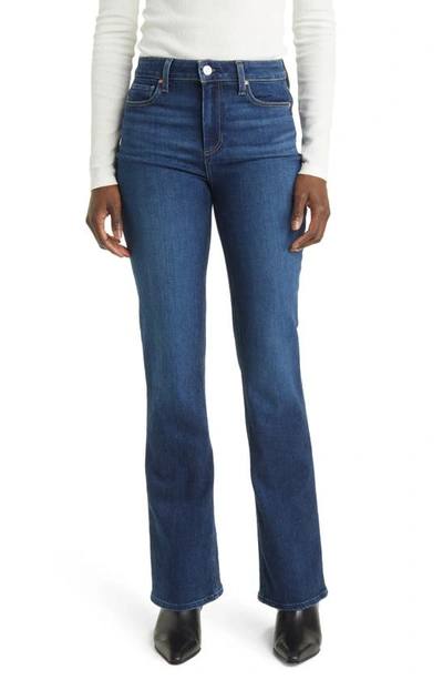 Paige Laurel Canyon High-rise Bootcut Jeans In Blue