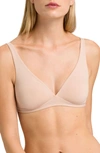 Hanro Sensation Soft-cup Bra In Beige