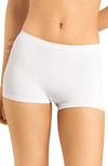 Hanro Touch Feeling High Waist Boyleg Briefs In White