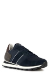 Geox Men's Spherica V Series Lace Up Sneakers In Blue/brown