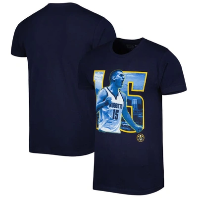 Stadium Essentials Men's And Women's  Nikola Jokic Navy Denver Nuggets Player Skyline T-shirt