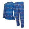 Concepts Sport Men's  Royal Boise State Broncos Swivel Long Sleeve T-shirt And Pants Sleep Set In Royal