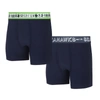 CONCEPTS SPORT CONCEPTS SPORT SEATTLE SEAHAWKS GAUGE KNIT BOXER BRIEF TWO-PACK