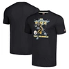 HOMAGE HOMAGE TROY POLAMALU CHARCOAL PITTSBURGH STEELERS NFL BLITZ RETIRED PLAYER TRI-BLEND T-SHIRT