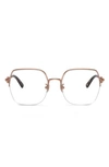 TIFFANY & CO 56MM SQUARE OPTICAL GLASSES