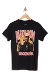 DEATH ROW RECORDS SNOOP DOGG FLAMES GRAPHIC T-SHIRT