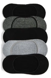 NORDSTROM PILLOW SOLE 5-PACK NO SHOW SOCKS