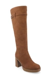 Journee Collection Letice Tru Comfort Foam Knee High Boot In Brown