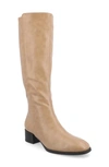 Journee Collection Devri Tall Boots In Tan