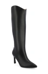 Journee Collection Rehela Pointed Toe Boot In Black