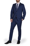 Cricketeer Wool Blend Suit In Navy