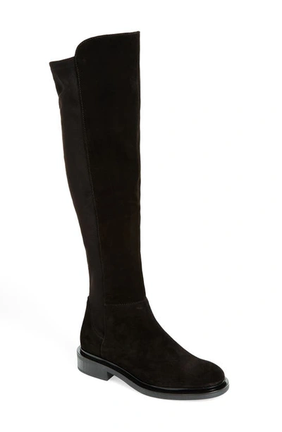 Cordani Bethanie Over The Knee Boot In Camoscio Nero