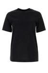 BURBERRY BURBERRY WOMAN BLACK COTTON T-SHIRT