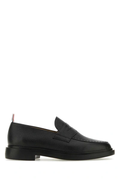 Thom Browne Black Lightweight Sole Penny Loafers