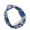 VERA BRADLEY COTTON KNOTTED HEADBAND WITH BUTTONS