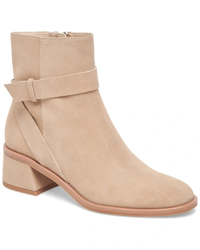 Dolce Vita Lilah Suede Bootie In Beige