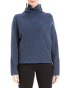 MAX STUDIO DIAGONAL TEXTURE COWL NECK SWEATER