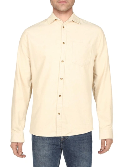 Cotton On Camden Mens Corduroy Collared Button-down Shirt In Multi