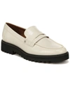Franco Sarto Cassandra Patent Lug Sole Penny Loafer In Yellow