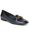 Franco Sarto Tiari Chain Square Toe Loafer In Blue