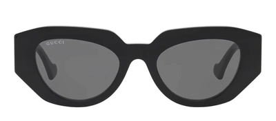GUCCI GG1421S 001 GEOMETRIC SUNGLASSES