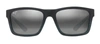 Maui Jim The Flats Mj 897-02 Square Polarized Sunglasses In Grey