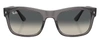 Ray Ban Rb4428 Sunglasses Opal Dark Grey Frame Grey Lenses 56-21 In Grey