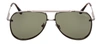 Tom Ford Leon 14n Aviator Sunglasses In Green