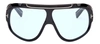 Tom Ford Rellen W Ft1093 01v Mask Sunglasses In Blue
