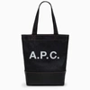 APC A.P.C. | BLUE DENIM TOTE BAG WITH LOGO