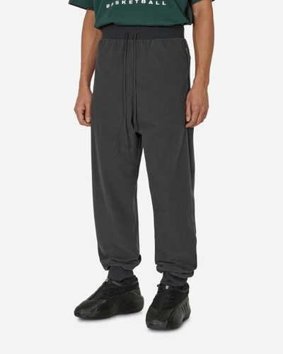 Adidas Originals Basketball Brushed Track Pants Carbon In Multicolor