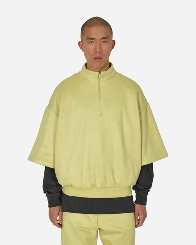 Adidas Originals Basketball Sueded 3/4 Half-zip Sweatshirt Halo