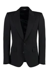 Dolce & Gabbana Single-breasted Tuxedo Jacket In Black