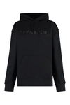 Givenchy Hoodie With Rhinestone-studded Logo In Black
