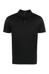 Paul & Shark Men's Short Sleeve Cotton Polo Shirt In Black