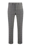 Pt01 Pantaloni Torino Virgin Wool Slacks In Grey