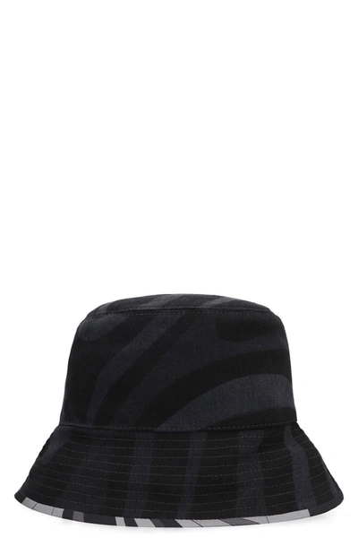 Pucci Bucket Hat In Black