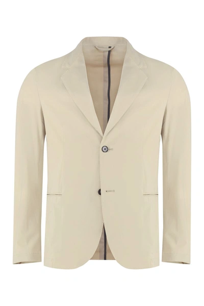 The (alphabet) The (jacket) - Single-breasted Two-button Jacket In Beige