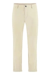 The (alphabet) Tailored Cuffed Trousers In Beige