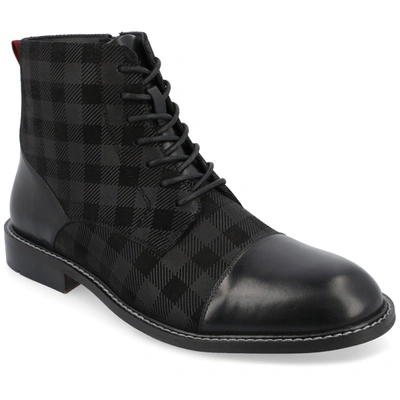 Thomas & Vine Delon Cap Toe Ankle Boot In Black